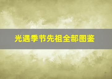 光遇季节先祖全部图鉴