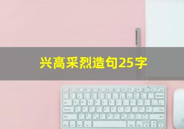 兴高采烈造句25字