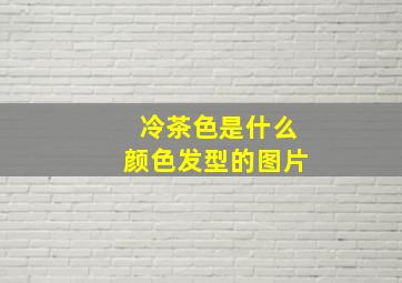 冷茶色是什么颜色发型的图片