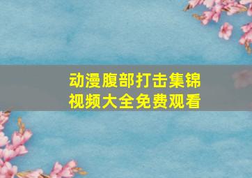 动漫腹部打击集锦视频大全免费观看