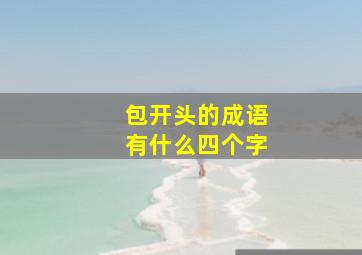 包开头的成语有什么四个字