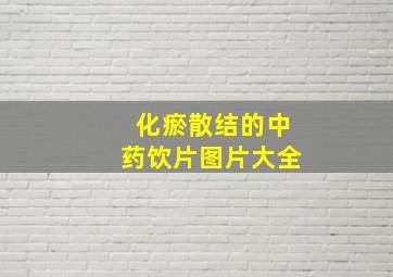 化瘀散结的中药饮片图片大全