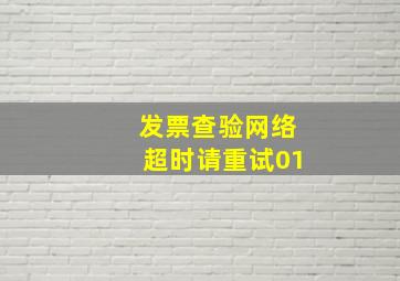 发票查验网络超时请重试01