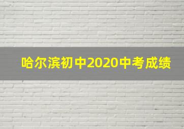 哈尔滨初中2020中考成绩