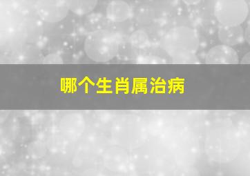 哪个生肖属治病