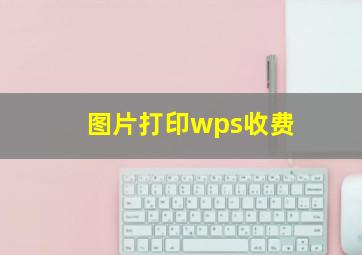 图片打印wps收费