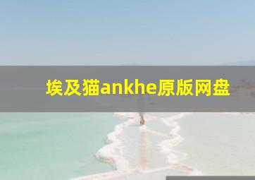 埃及猫ankhe原版网盘