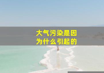 大气污染是因为什么引起的