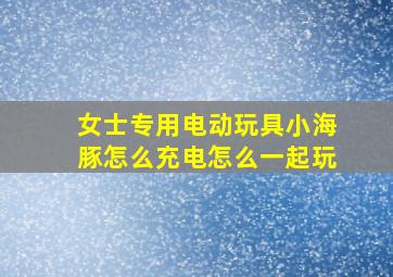 女士专用电动玩具小海豚怎么充电怎么一起玩