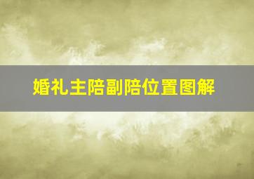 婚礼主陪副陪位置图解