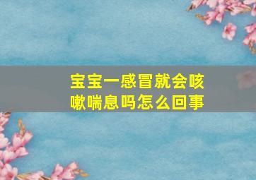 宝宝一感冒就会咳嗽喘息吗怎么回事