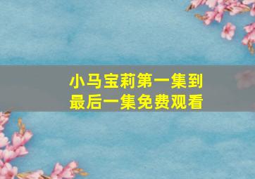 小马宝莉第一集到最后一集免费观看