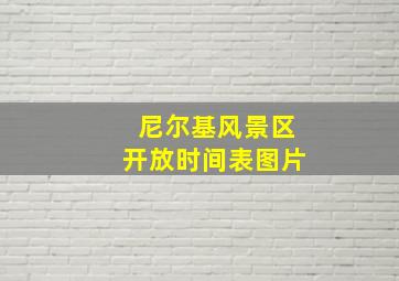 尼尔基风景区开放时间表图片