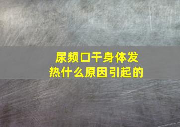 尿频口干身体发热什么原因引起的