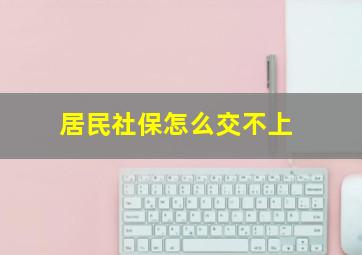 居民社保怎么交不上