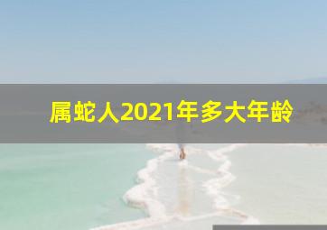 属蛇人2021年多大年龄