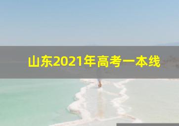 山东2021年高考一本线