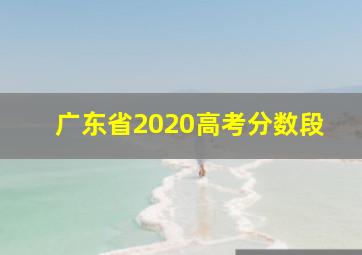 广东省2020高考分数段