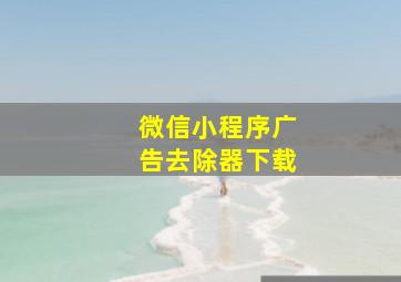 微信小程序广告去除器下载