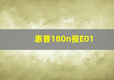 惠普180n报E01