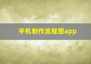 手机制作流程图app