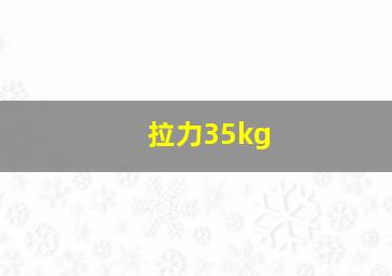 拉力35kg