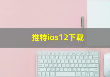 推特ios12下载