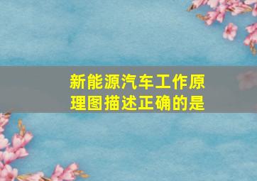 新能源汽车工作原理图描述正确的是