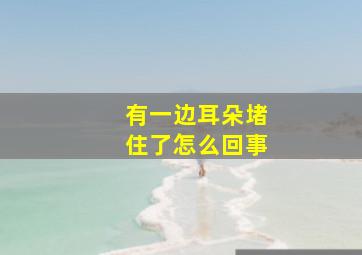 有一边耳朵堵住了怎么回事