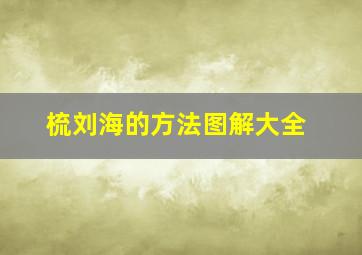 梳刘海的方法图解大全