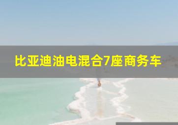 比亚迪油电混合7座商务车