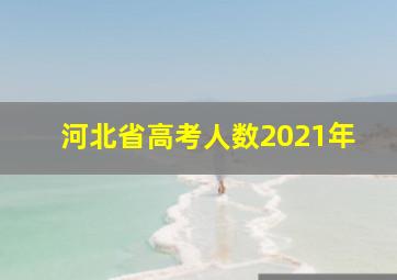 河北省高考人数2021年