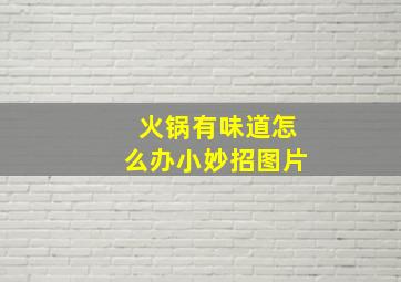 火锅有味道怎么办小妙招图片