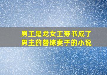 男主是龙女主穿书成了男主的替嫁妻子的小说