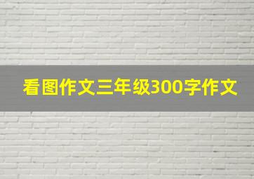 看图作文三年级300字作文