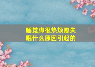 睡觉脚很热烦躁失眠什么原因引起的