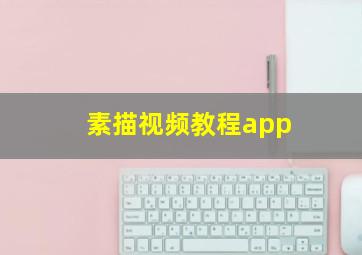 素描视频教程app