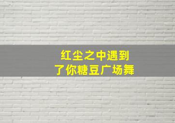 红尘之中遇到了你糖豆广场舞