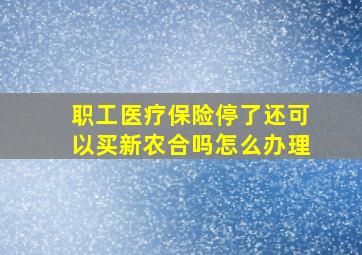 职工医疗保险停了还可以买新农合吗怎么办理