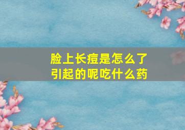 脸上长痘是怎么了引起的呢吃什么药