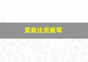 莫桑比克叛军