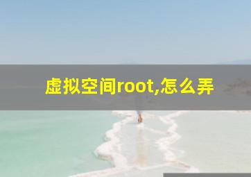 虚拟空间root,怎么弄