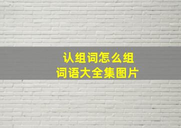 认组词怎么组词语大全集图片