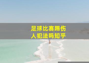 足球比赛踢伤人犯法吗知乎