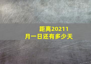 距离20211月一日还有多少天