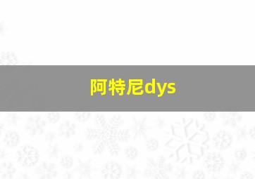 阿特尼dys