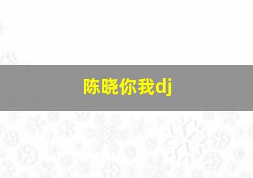 陈晓你我dj