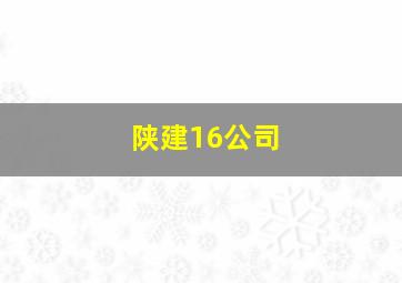 陕建16公司