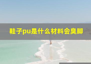 鞋子pu是什么材料会臭脚